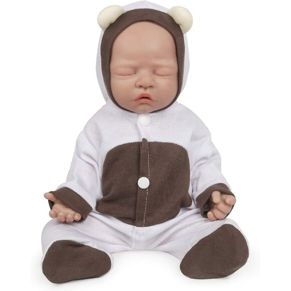 🆕 Brand New - 12-Inch Realistic Girl Anatomically Silicone Body Reborn Baby - Picture 1 of 6